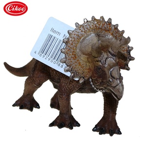 Figurine di Animali e Dinosauri in PVC Ecologico, Triceratopo Marrone, Giocattoli per Bambini dai 4 ai 12+ Anni, Vendita all'Ingrosso Shantou - Product Image 2