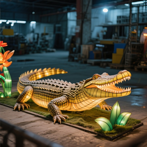 Moderne Outdoor Waterdichte Krokodillenlantaarn Voor Halloween Easter En Nieuwjaar/Kerstverlichting Display Op Speelplaats - Product Image 3