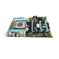 Carte mère de serveur avec chipset X79, LGA2011, DDR3 64 Go, SATA, double canal, graphismes intégrés, prend en charge les processeurs Intel, garantie de 3 ans, neuve
