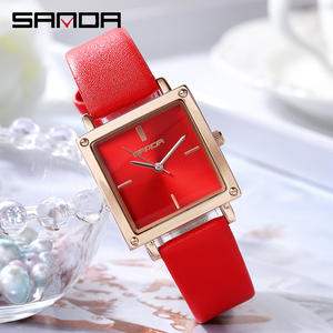 Reloj Deportivo de Negocios para Mujer SANDA 1068, Reloj de Pulsera de Cuarzo Analógico con Esfera Grande, Elegante y Vintage, con Correa de Acero Inoxidable - Product Image 1