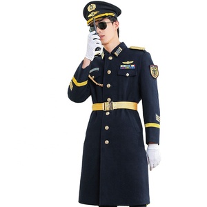 Cappotto <span class=keywords><strong>di</strong></span> lana monopetto <span class=keywords><strong>di</strong></span> alta qualità per gli uomini nuovo Design cappotto invernale per le guardie <span class=keywords><strong>di</strong></span> <span class=keywords><strong>sicurezza</strong></span> - Product Image 3