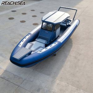 Bote RIB RHIB <span class=keywords><strong>de</strong></span> 9m Achilles Hypalon para 18 Personas con Consola en Venta, Deportivo, Reachsea, Logotipo Personalizado, Color Gris - Product Image 1