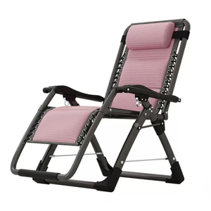 New Summer Best-seller Chaise inclinable portable et confortable en coton <span class=keywords><strong>de</strong></span> soie glacée, adaptée pour s'asseoir ou s'allonger - Product Image 1
