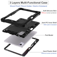 Funda Protectora para Tablet con Soporte, Diseño 3 en 1, Resistente y Robusta, para Moto Pad 60 Neo 11'', Precio al por Mayor