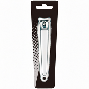 Coupe-ongles en acier inoxydable, coupe-ongles pour les orteils et les doigts en acier au carbone, portable, à mâchoires larges, logo personnalisé, soins personnels - Product Image 1