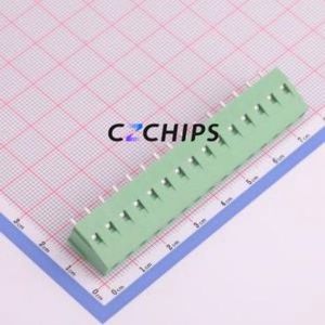 DB128V-5.0-15P-GN-S <b>Screw</b> Terminal <b>Block</b> Through hole Component (THT),P=5mm Connector 1x15P 5mm Green Through Hole - Product Image 2