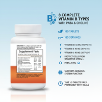 Pasokan Langsung Pabrik Tablet Vitamin B Vitamin Esensial yang Larut dalam Air Vitamin B Kompleks dalam Kemasan Besar