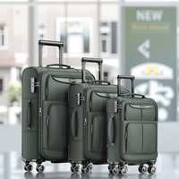 Ensemble de bagages extensibles et légers 3 pièces Spinner Caster 20/24/28 pouces à deux roues TSA Lock-Soft Edge Dual Wheel Spinner Caster