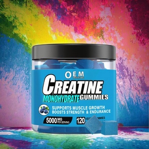 Gomitas de Creatina Monohidrato de Marca Privada OEM, Personalizadas, Sin Azúcar, Suplemento Pre-Entrenamiento para el Crecimiento Muscular para Adultos - Product Image 6