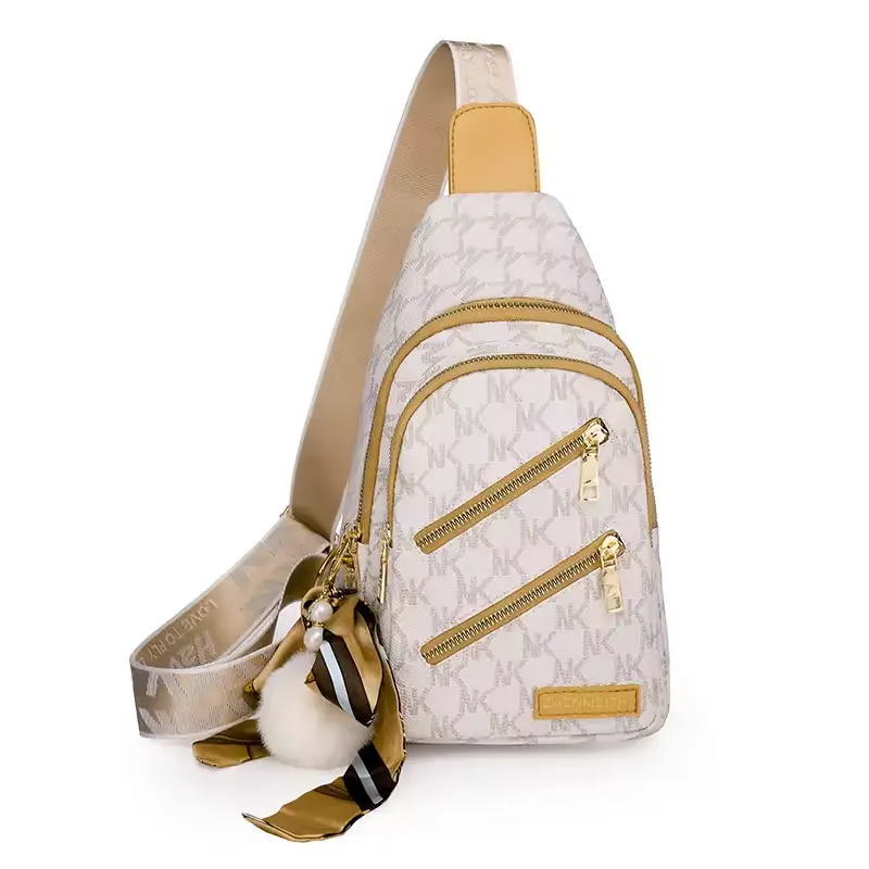 حقيبة صدر مباشرة للفتيات من JNKG حقيبة كروس فاخرة بيضاء للنساء حقائب يد مصممة من علامات تجارية شهيرة