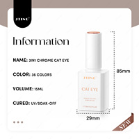JTING Premiere 36 Couleurs Vernis Gel Chrome Effet Œil de Chat Monophase Sans Résidu Couche de Finition Effet Œil de Chat Sans TPO/HEMA Prix de Gros OEM