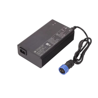 Chargeur de batterie au lithium Lifepo4 12V 24V 48V 72V avec éclairage LED pour voiturette de golf, tondeuse à gazon électrique, vélo électrique, robot