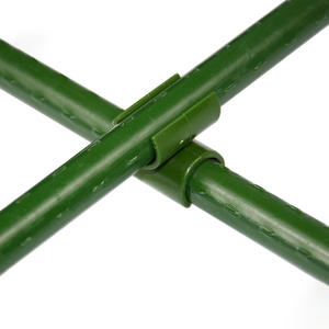 OEM DD1719 Accessoires de support en rotin vert pour tuyaux, 4 branches, connecteur de treillis de jardin, clip de <span class=keywords><strong>fixation</strong></span> pour plantes - Product Image 1