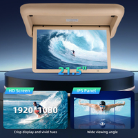 Monitor de Techo Abatible Motorizado de 22 Pulgadas 1080P 24V, Pantalla LCD para Publicidad en Autos, TV para Entretenimiento en Autobuses y Vehículos