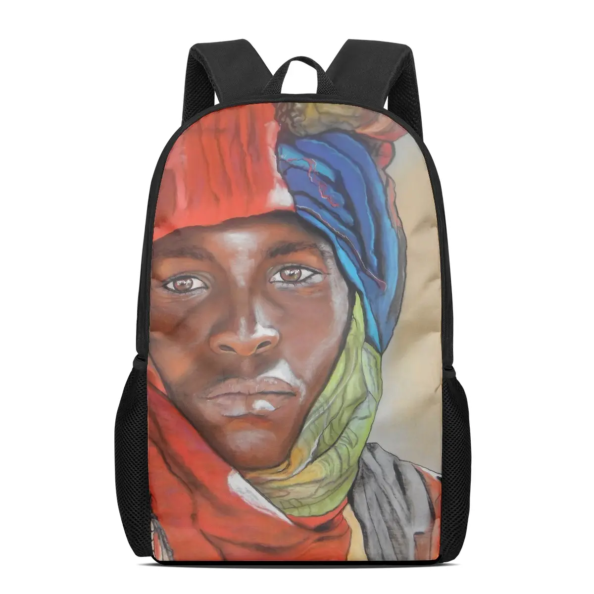 Mochila escolar de berçário infantil, bolsa de arte africana para estudantes da escola. sacos para crianças