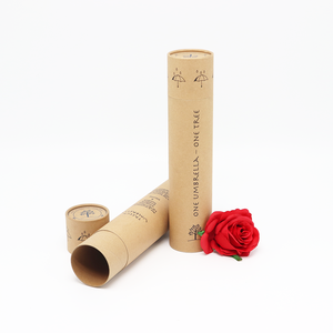 Nhà máy tùy biến giấy <span class=keywords><strong>kraft</strong></span> bao bì bức tranh bản đồ Áp phích các tông màu nâu xi lanh gửi thư ống giấy - Product Image 5