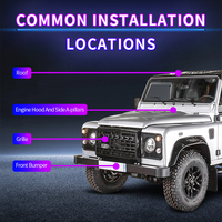 Haute qualité 5 7 9 pouces rond LED travail lumière blanc 4x4 tout-terrain camion lampe pour Auto voiture SUV ATV UTV tracteur bateau