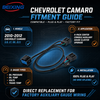 Câble de Faisceau de Câblage d'Accessoires BeiXing, Isolation PVC, Indice de Protection IP67, pour Chevrolet Camaro 2010-2012, Électronique Automobile