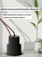 Capteur de contact magnétique encastré de 3/4 po pour portes et fenêtres à cadre en acier, fabriqué en ABS durable