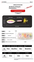 JETOP Tuzlu Su Balık Yemi Seti 7g Spinnerbait El Yapımı Kaşık Crankbait Seti Bakır Saplı Tüy Yemleri Kancaları ile