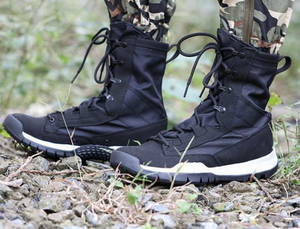 โปรโมชั่นรองเท้า TSB20 รองเท้าบูทแบบทหารสำหรับทะเลทราย น้ำหนักเบาพิเศษ ทำจากหนังกลับ สีน้ำตาลเข้มมาก ผลิตในประเทศจีน/กวางสี - Product Image 6