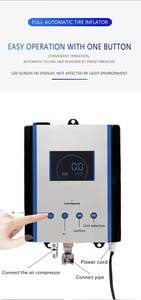 Inflador de Neumáticos Digital Automático para Automóvil, Bomba de Aire para Gasolinera con Inflado Eficiente de Neumáticos, Manómetro de Neumáticos - Product Image 4