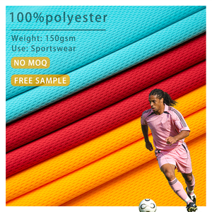 도매 150gsm 100% 폴리에스터 버드아이 메쉬 원단 통기성 흡습 속건 스트레치 원단 스포츠웨어 티셔츠용 - Product Image 1