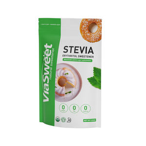 Viasweet 0 <span class=keywords><strong>calories</strong></span> haute édulcorant stevia sucre santé soins érythritol stevia mélange sucre - Product Image 1