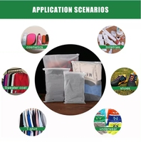 Sacs d'emballage personnalisés recyclés pour vêtements, sacs en CPE givré pour maillots de bain, sacs en vinyle transparent avec fermeture éclair, sacs en plastique avec fermeture éclair pour vêtements