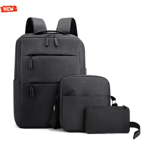 Ensemble de trois pièces <span class=keywords><strong>pour</strong></span> le commerce extérieur, sac à dos unisexe grande capacité 20-35L avec chargement USB, étanche, en polyester Oxford, <span class=keywords><strong>pour</strong></span> ordinateur <span class=keywords><strong>portable</strong></span> - Product Image 6