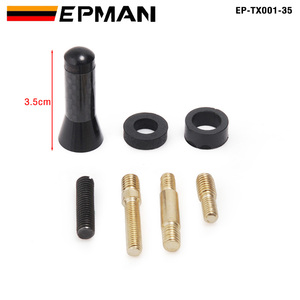 <span class=keywords><strong>Antena</strong></span> Universal Negra para <span class=keywords><strong>Auto</strong></span> EPMAN de 3.5cm 8cm 12cm, <span class=keywords><strong>Antena</strong></span> Decorativa de Techo <span class=keywords><strong>Tipo</strong></span> Aleta de Tiburón para Camioneta, Fibra de Carbono, EPTX001M35 - Product Image 4