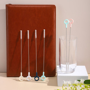 Cepillo de limpieza de pajitas, cepillo de alambre de acero inoxidable 304 para botellas y tazas, cepillo pequeño sin óxido con mango redondo - Product Image 2