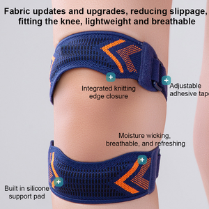 Soporte de Rodilla Ajustable de Poliéster y Nailon, Ligero y Delgado, Correa para el Tendón Rotuliano, Alivio del Dolor de Artritis Primaveral - Product Image 3