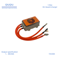 Chargeur de batterie embarqué professionnel pour voitures électriques OBC 48v 72v 108v pour batteries au plomb-acide, Li-ion et Lifepo4