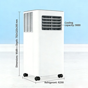 Unité de refroidissement rapide portable silencieuse en plastique, 5000 BTU, classe A, efficacité énergétique, jusqu'à 298 pieds carrés. Ft. - Product Image 1