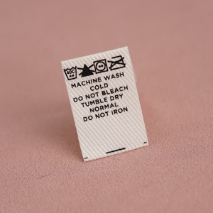 Tái Chế 100% Hữu Cơ Bông Tùy Chỉnh Vải Thẻ In Riêng Sang Trọng Nhãn Sinh Thái Thân Thiện Cho Quần Áo - Product Image 2