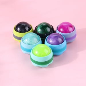 ลูกกลิ้งนวดเรซิ่นแบบมือถือขนาด54มม. ลูกกลิ้งบำบัดด้วยความเย็นสำหรับยิมฟิตเนสดูแลร่างกายเอวขาข้อมือคอสั่งทำโลโก้ได้ - Product Image 3