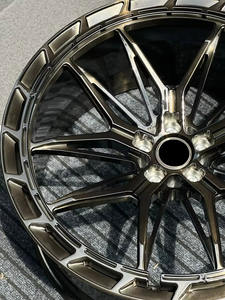 Jantes de voiture de course concaves en chrome argenté forgé 5X112 5X120 18 19 20 21 22 23 pouces compatibles avec <span class=keywords><strong>BMW</strong></span> M2 <span class=keywords><strong>M3</strong></span> E39 E46 <span class=keywords><strong>E92</strong></span> M4 M5 E34 - Product Image 3