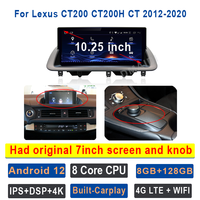 HIOUME Android 14 pour Lexus CT CT200 CT200h F-Sport 8+128G Lecteur Multimédia Automobile CarPlay Autoradio Stéréo Radio GPS Navigation