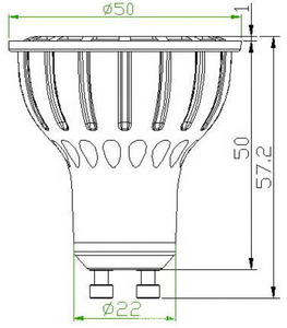 לבנורי לוקסונה 24v gu10 dmable crimable הוביל אור ספוט עבור התקרה knx dmx dmx dali dt8 pwm casambi שליטה 4 domotica חכם נורות - Product Image 6