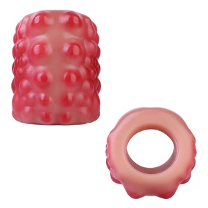 Wholesale <b>Thick</b> Silicone Penis <b>Ring</b> Fantasy Male Cock <b>Ring</b> for Penis Delayed Ejaculating Cock Bondage Men Lock Sperm Trainer - Product Image 3