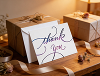 Cartes de remerciement Galaxy Starry avec enveloppes, parfaites pour les mariages, les remises de diplômes, les affaires et toutes les occasions de remerciement.