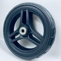 Roue en plastique de 7 à 12 pouces avec pneu en mousse PU/EVA pour poussette de bébé