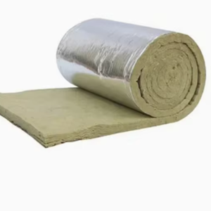 Couverture isolante en laine de roche avec feuille d'aluminium résistante aux hautes températures pour usage industriel - Product Image 1