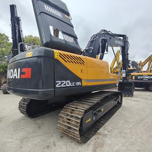 Nueva llegada: Excavadora de ruedas Hyundai 220LC-9S usada con motor Cummins, original de Corea, alta calidad, envío rápido - Product Image 5