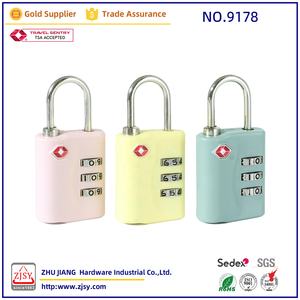 9178 नया डिजाइन 3 अंकों के कोड सुरक्षा tspadlock एंटी-चोरी यात्रा संयोजन पैडलॉक - Product Image 4