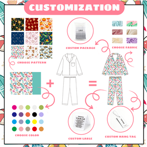 Conjunto de <span class=keywords><strong>Pijama</strong></span> Personalizado para Mamá, Camiseta y Pantalón de Verano, 2 Piezas, Ropa de Dormir Transpirable con Estampado, Ropa de Dormir para Mujer - Product Image 3