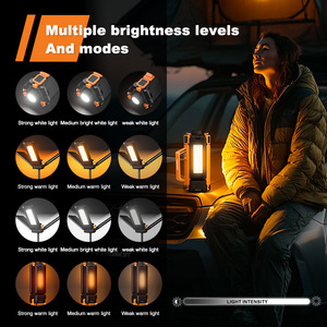 Tubuzone Outdoor <b>LED</b> Camping <b>Light</b> Foldable Extendable Work Lamp With Tripod Stand High Lumen Portable Lighting For Camping - Product Image 3