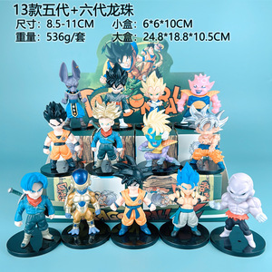 Caja Sorpresa Anime, Figuras de Acción de Dibujos Animados, Vegeta, Son Goku, Majin, Regalos para Niños, Decoración para Coche, Cajas Misteriosas Sorpresa - Product Image 3
