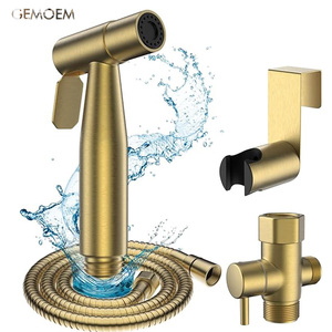 Dual Function Modern Handheld Bidet <strong>Shattaf</strong> Sprayer Hot Cold Jet Douche Kit Diaper Set for Bathroom Shower Toilet <strong>Shattaf</strong> - Product Image 1